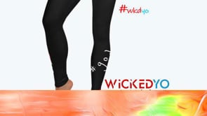 #godisawoman Girls' Activewear Leggings. WickedYo's HashtagArtFashion